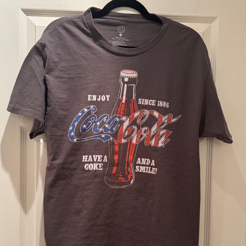 Coca Cola grey Graphic Tee
